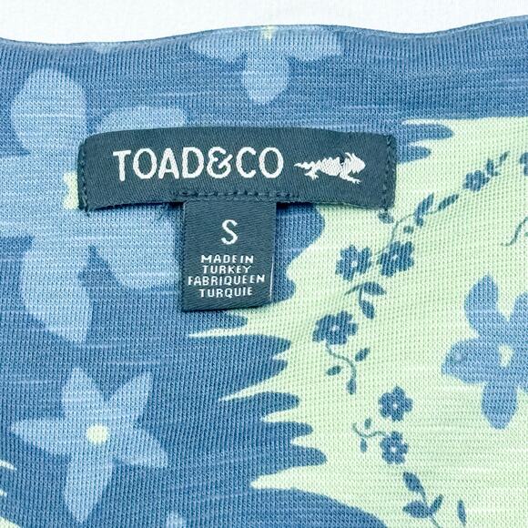 Toad&Co Blue Rose Marie Sleeveless Dress - Size Small - Picture 7 of 9